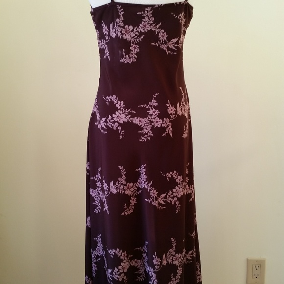 Rampage purple wistereria floral print dress - Picture 3 of 6